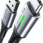 INIU Cable USB A USB C Carga Rápida QC 3.0, Compatible con iPhone y Android