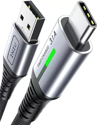 INIU Cable USB A USB C Carga Rápida QC 3.0, Compatible con iPhone y Android