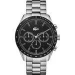 Lacoste Reloj Cronógrafo de Cuarzo para hombre Colleción BOSTON con Correa en Acero Inoxidable o cuero