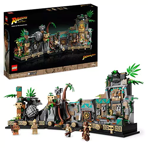 LEGO Indiana Jones Templo del Ídolo Dorado, Set Interactivo 77015 para Adultos