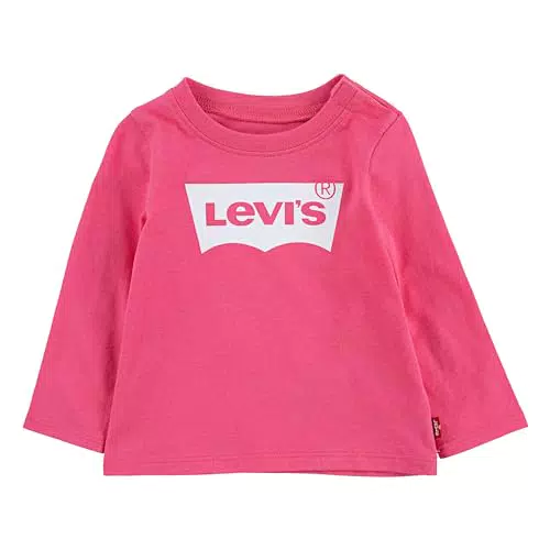 Levi's Camiseta Lvg L/S Batwing Tee para Bebé Niñas