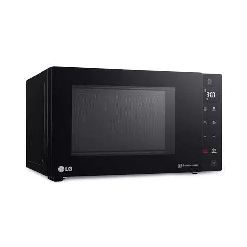 LG MH6535GIB Microondas con Grill y Smart Inverter 1000 W, 25 litros