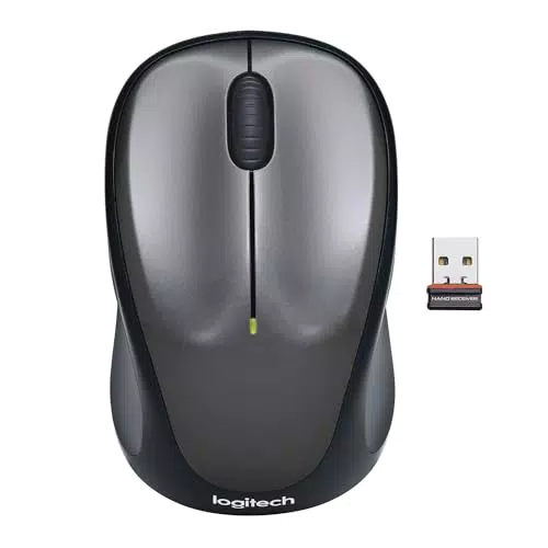 Logitech M235 Ratón inalámbrico 2,4 GHz con receptor USB y seguimiento óptico 1000 DPI