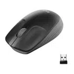 Logitech Ratón Inalámbrico M190 con Diseño Curvo, Batería de 18 Meses y Receptor USB