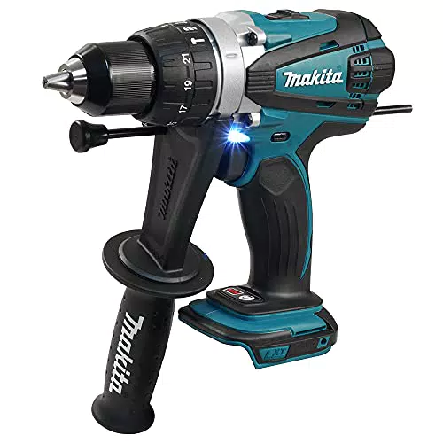 Makita DHP458Z - Taladro combinado 18 V, litio, 91 Nm, sin baterías ni cargador