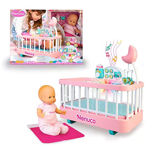 Nenuco Cuna Interactiva con Muñeco - Juguete Educativo Famosa