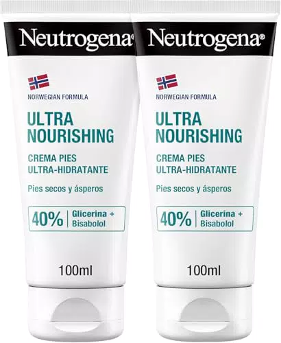 Neutrogena Crema Ultra Hidratante para Pies Secos y Ásperos con Glicerina