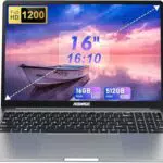 ACEMAGIC Ordenador Portátil 16 GB RAM, 512 GB SSD, Intel Alder Lake N95, 16 Full HD