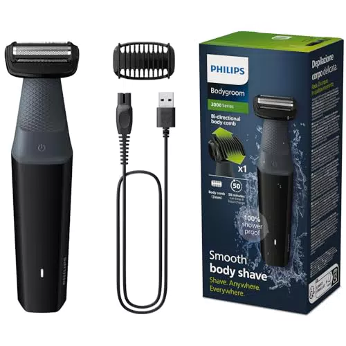Philips BG3017/01 Afeitadora Corporal Masculina Impermeable con Peine-guía