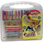 Play Doh Maletín de Dibujo y Pintura para Niños - Material Escolar Creativo