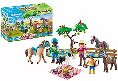 PLAYMOBIL Excursión de Picnic con Caballos - A partir de 4 años