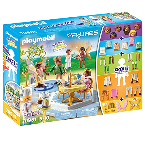 PLAYMOBIL My Figures 70981 - Baile Mágico, Juguetes de Princesa para Niños