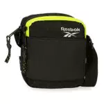 Reebok Hamilton Bandolera Grande Negro 17x22x8 cms Poliéster
