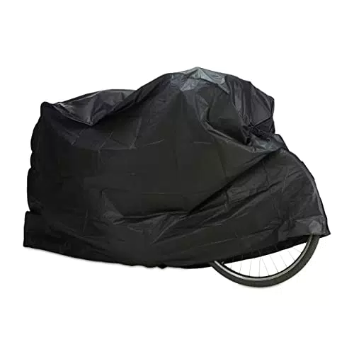 Relaxdays Funda Protectora para Bicicleta, Protección Solar, Polietileno