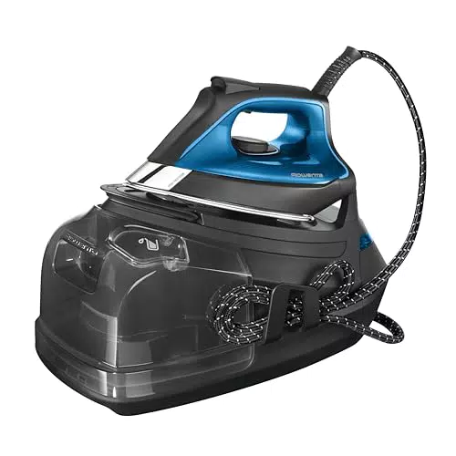 Rowenta Silence Steam Pro DG9160 - Centro de planchado vertical 7.5 bares, vapor potente