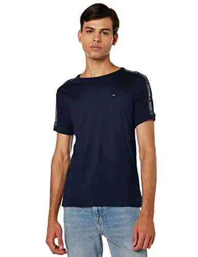 Camiseta Tommy Hilfiger Hombre Manga Corta Cuello Redondo Gris