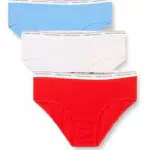 Tommy Hilfiger Braguitas Tipo Bikini para Mujer de Algodón Elástico