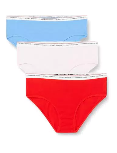Tommy Hilfiger Braguitas Tipo Bikini para Mujer de Algodón Elástico