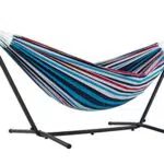 Vivere Hamaca Doble UHSDO8-12 con Soporte Incluido - Diseño Vasquera