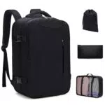 Xkdoai Mochila de Viaje de Cabina para Ryanair con Organizador de Equipaje