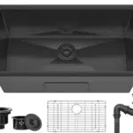 YITAHOME Fregadero de Cocina de Acero Inoxidable con Escurridor y Colador