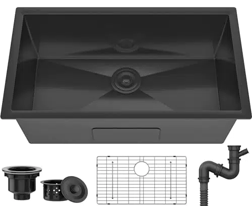 YITAHOME Fregadero de Cocina de Acero Inoxidable con Escurridor y Colador