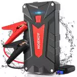 AOKBON Arrancador de Coches 1200A para Motores Gasolina y Diesel con USB y LED