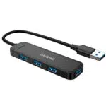 Beikell Hub USB 3.0 Ultra Fino para Macbook, iMac, Surface Pro y Portátiles