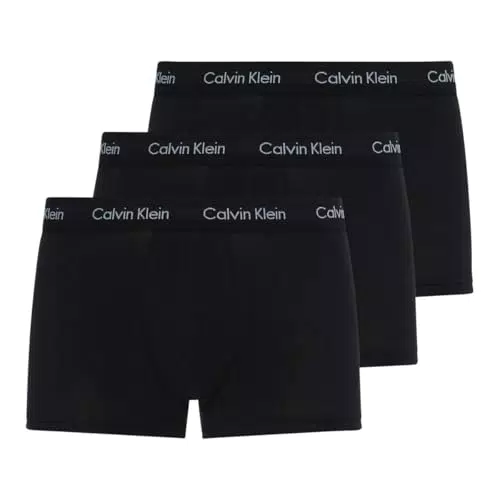 Calvin Klein Boxers de Tiro Bajo para Hombre en Algodón Elástico