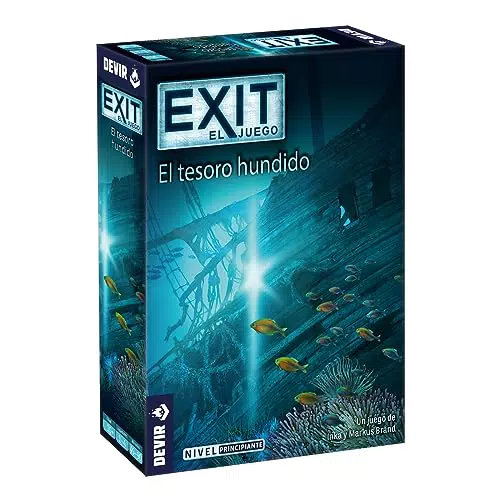 Devir - Exit: El Tesoro Hundido, juego de mesa de escape para adultos