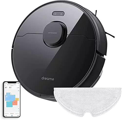 Dreame D9 MAX Robot Aspirador con Mapeo Láser y Potencia de Succión 4000 Pa