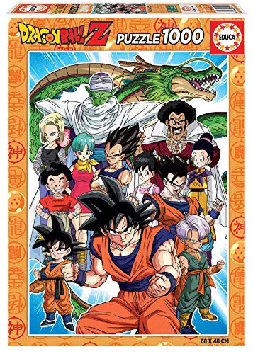 Educa Puzzle Dragon Ball con Pegamento Fix Puzzle para Adultos a partir de 14 años