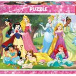 Educa Puzzle Princesas Disney con Pegamento Fix Puzzle - 46 x 34 cm