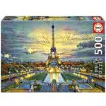 Educa Puzzle Torre Eiffel con Pegamento Fix Puzzle para Adultos a partir de 11 años