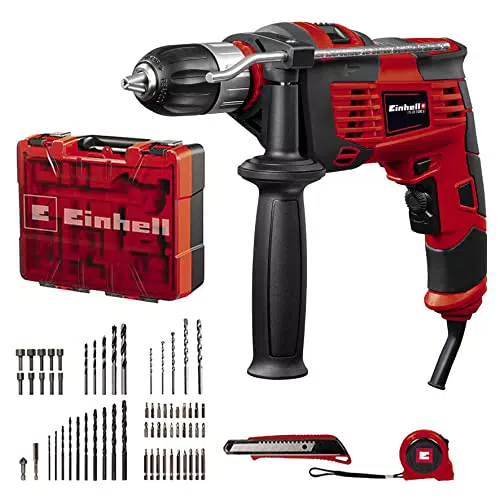 Einhell Taladro Percutor TC-ID 1000 E con Electrónica de Velocidad y Maletín