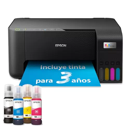 Epson EcoTank ET-2862 Impresora multifunción A4 con Wi-Fi y tinta incluida
