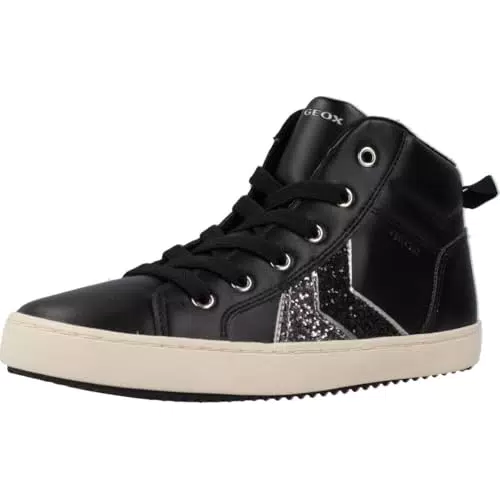 Geox J Kalispera Girl B, Zapatillas, Antique Rose Black