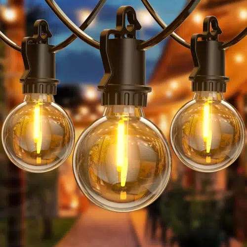 Guirnalda de Luces Exterior G40 Impermeable para Jardín y Fiesta