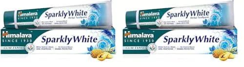 Pasta de dientes Himalaya Herbals Blanqueadora a Base de Hierbas - Eliminación Avanzada de Placa - Vegana 75ml