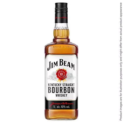 Jim Beam Bourbon Whiskey Kentucky Straight 40% Vol. 1L