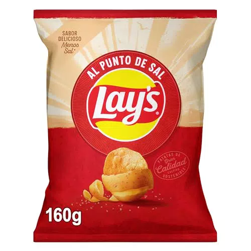 Lay's Patatas Fritas al Punto de Sal - Sabor Irresistible para Compartir