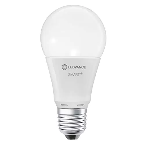 LEDVANCE Lámpara Smart LED E27 Regulable, Control Bluetooth, Compatible con Google y Alexa