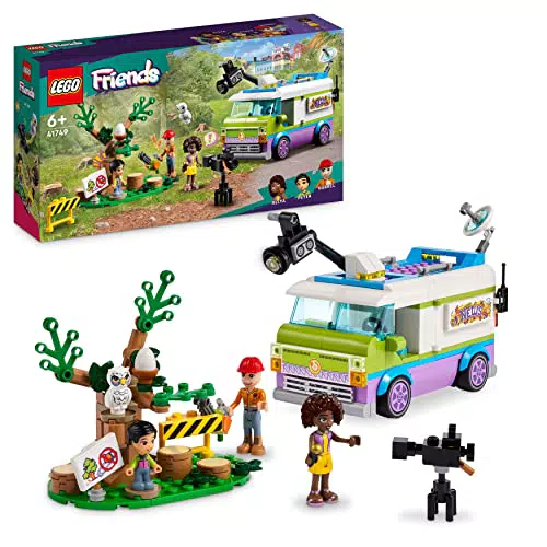 LEGO Friends Unidad Móvil de Noticias - Juego de Rol para Niños a Partir de 6 Años