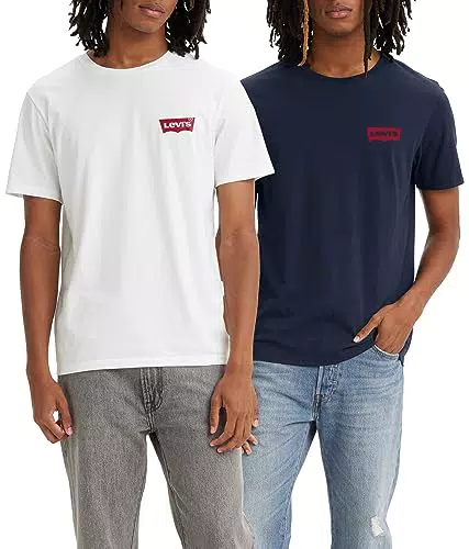 Levi's 2-Pack Crewneck Graphic Tee, Camiseta, Hombre