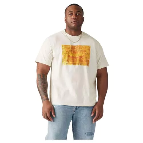 Levi's Camiseta de Ajuste Relajado Big SS Plus Archival 2hp para Hombre
