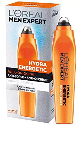 L'Oréal Paris Men Expert Hydra Energetic Roll-On Antibolsas y Anticirugía 10 ml