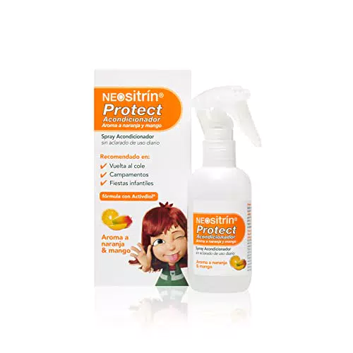 Neositrín Spray Acondicionador Protectores contra Piojos - Aroma Naranja y Mango