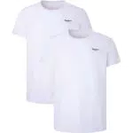 Pepe Jeans Pepe Tshirt 2P Underwear, Blanco, L para Hombre