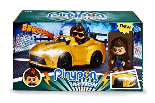 Pinypon Action - Coche de Espía con Accesorios para Niños de 4 a 8 Años