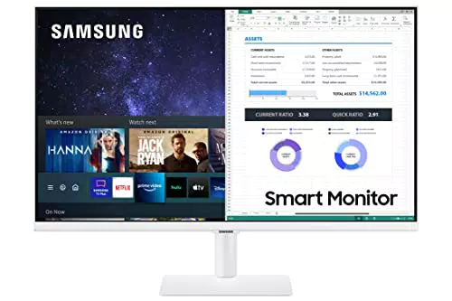 Samsung LS27AM503NUXEN - Monitor Smart M5 27'' Full HD con Altavoces y Apps